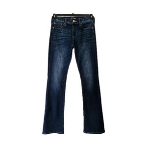 Express Barely Boot Jeans, 2R, Dark Wash